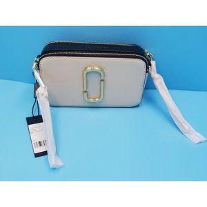 Marc Jacobs Crossbody Snapshot Shoulder Bag Camera White Black Work